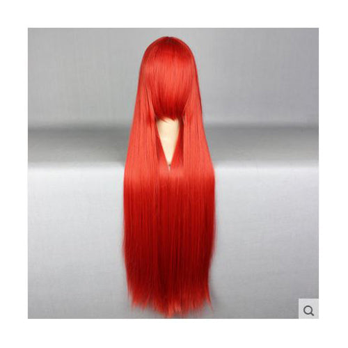 100cm Long Red Cosplay Wig