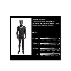 Black Panther Deluxe Cosplay Costume