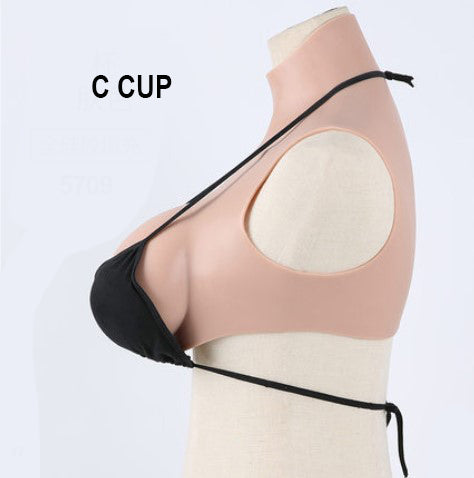 Silicone Breastplate Breast Form A-E Cup for Crossdresser