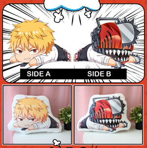 Chainsaw Man Character Style Plush Pillows