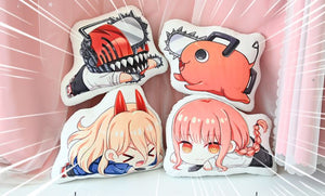Chainsaw Man Character Style Plush Pillows
