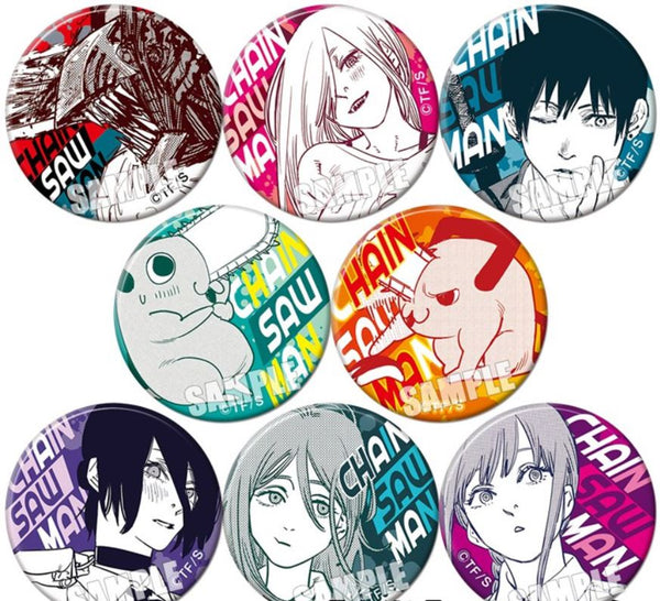 Chainsaw Man Character Style Anime Pins (Version 2)