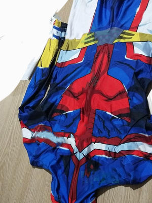 My Hero Academia All Might Costume (Spandex Suit) (Mens XL) - Only One Left- SHIPS NEXT DAY