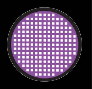 Urban Layer Violet Mesh Contact Lenses (1 Pair)