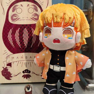 Demon Slayer / Kimetsu No Yaiba Zenitsu Agatsume Plush Dress up Doll (20 cm) Hyper detailed