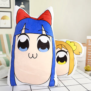 POP TEAM EPIC Popoko and Pipimi Double Sided Plush Pillows