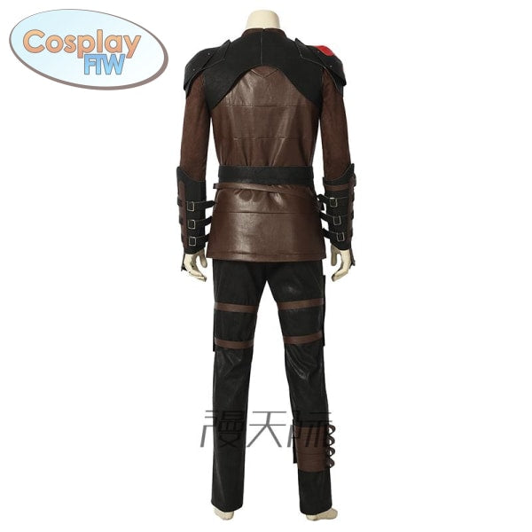How To Train Your Dragon 3: The Hidden World Cosplay Hiccup Costume Male Full Set Of Male / L