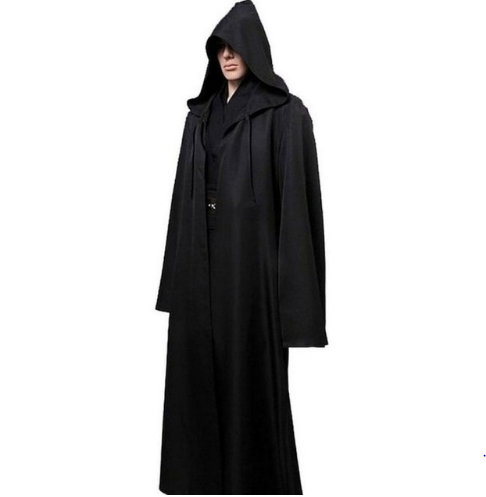 Star Wars Black Jedi Robe Cosplay Costume