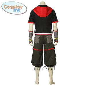 Kingdom Hearts 3 Sora Cosplay Costume / Wig