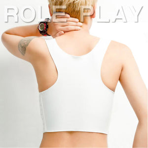Corset Hook Cropped Top Chest Binder