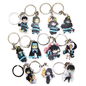 Fire Force Character Acrylic Keychains