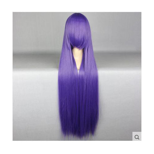 100cm Long Purple Cosplay Wig