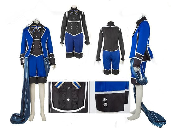 Black Butler Kuroshitsuji Cosplay Ciel Phantomhive Costume Set