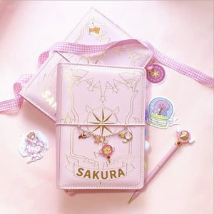 Card Captor Sakura Soft Cover Notebook (with wand pen)