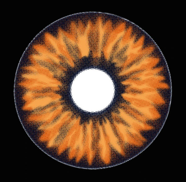 22mm Elf Orange Sclera Lenses