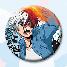 My Hero Academia Character Style Buttons / Anime Pins
