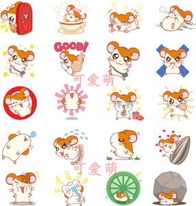 Hamtaro Stickers (Set of 40)