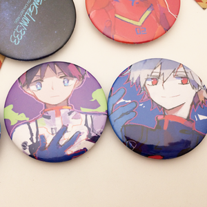 Inuyasha Manga Character Style Buttons