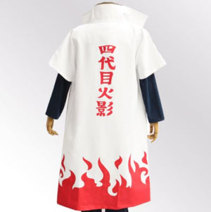 Naruto 4th Hokage Minato Namikaze Cloak Cosplay Costume