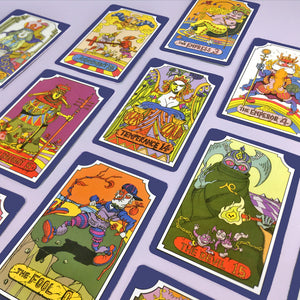 JOJO’s Bizarre Adventure Tarot Card Set (22 cards + 9 God Cards)