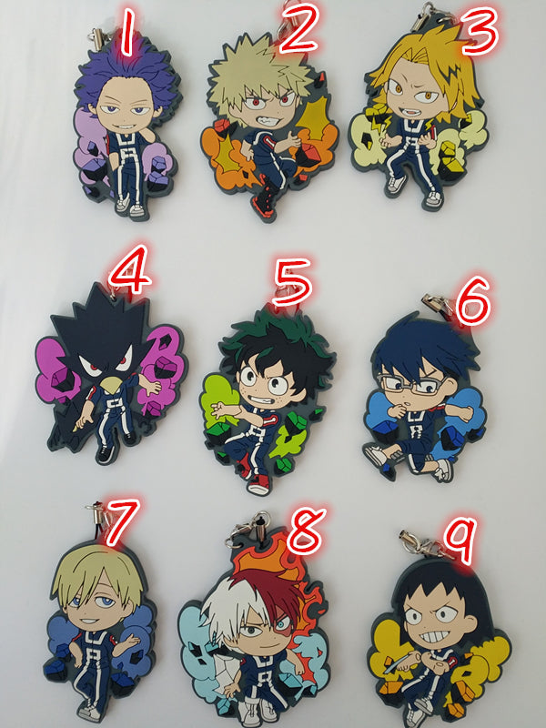 Anime Rubber Charm - Etsy