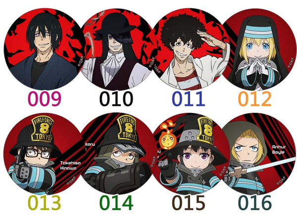 Fire Force Character Acrylic Keychains - CosplayFTW