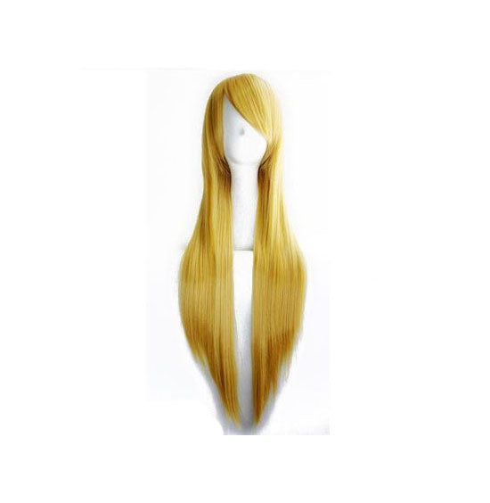 80cm Long Golden Blond Cosplay Wig