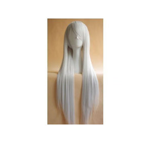 80cm Long Silver Cosplay Wig