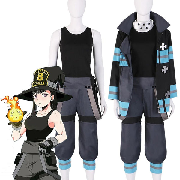 Fire Force Maki Oze Cosplay Costume