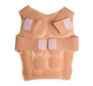 Imitation Skin Silicone Molded Male Chest and Abdominal Muscle Breast -  CosplayFTW