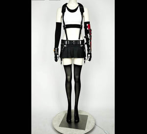 Final Fantasy 7 Remake Tifa Lockhart Cosplay Costume (Full costume excluding shoes)
