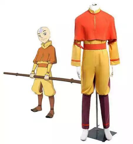 Avatar: The Last Airbender Aang Cosplay Costume