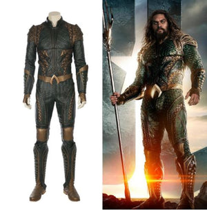 Deluxe Justice League Aquaman 2017 Cosplay Costume