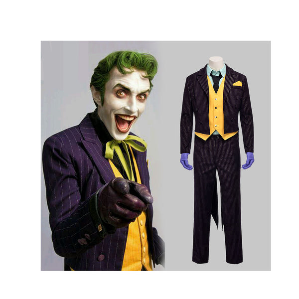Arkham Asylum Joker Cosplay Costume