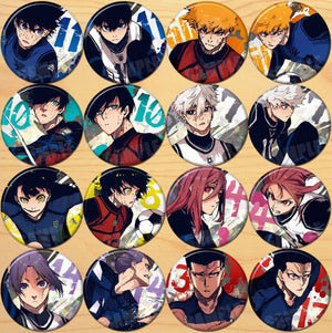 BLUE LOCK Character Style Buttons