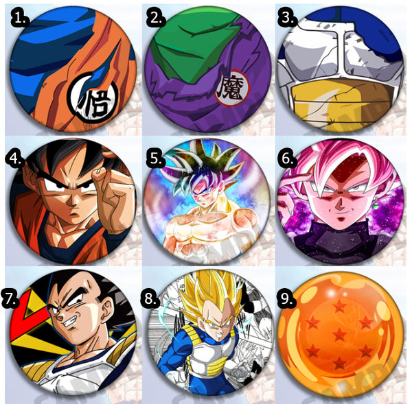 [DRAGON BALL] Dragon Ball Z / Dragon Ball Super Anime Pins