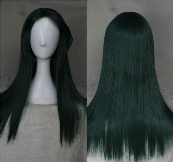 Deep Green 55cm Cosplay Wig
