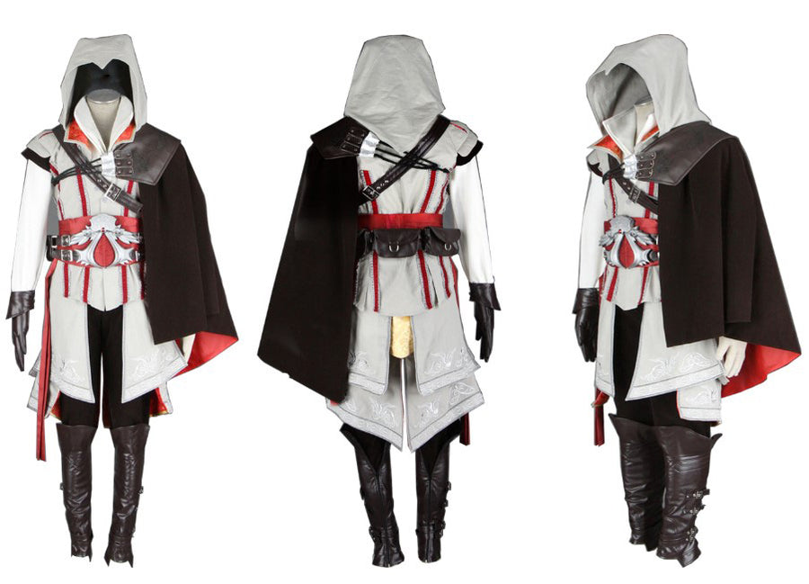 Assassins Creed 3 Ezio Auditore Cosplay Costume (Ready To Ship)