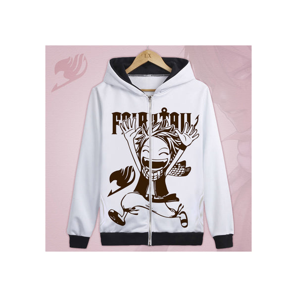 Fairy Tail Zip-Up Graphic Hoodie 1