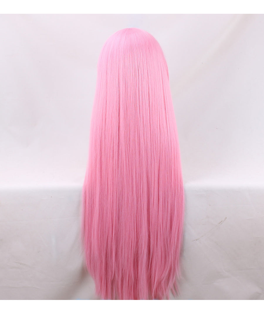 Rose Pink 80cm Cosplay Wig