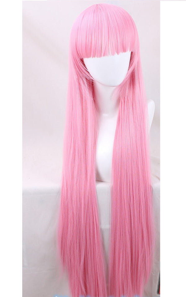 Rose Pink 80cm Cosplay Wig