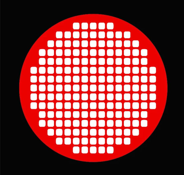 Urban Layer Red Mesh Contact Lenses (1 Pair)
