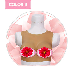 Small Bust Full Silicone Breast Shirt (3 color variants)