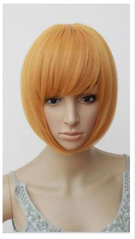 Sunny Orange 30cm Bob Cosplay Wig