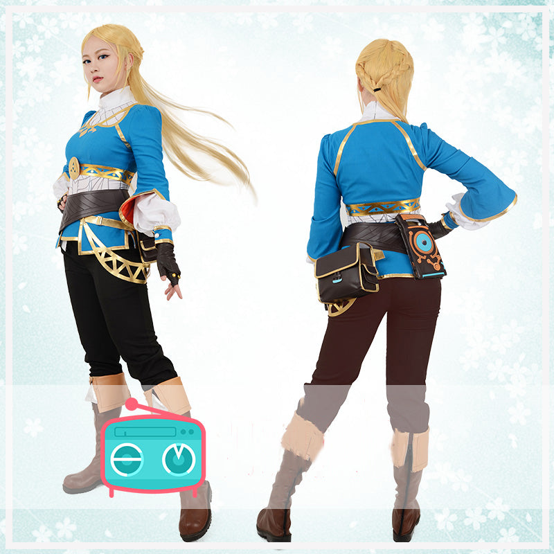 The Legend of Zelda Breath of the Wild Princess Zelda Cosplay Costume