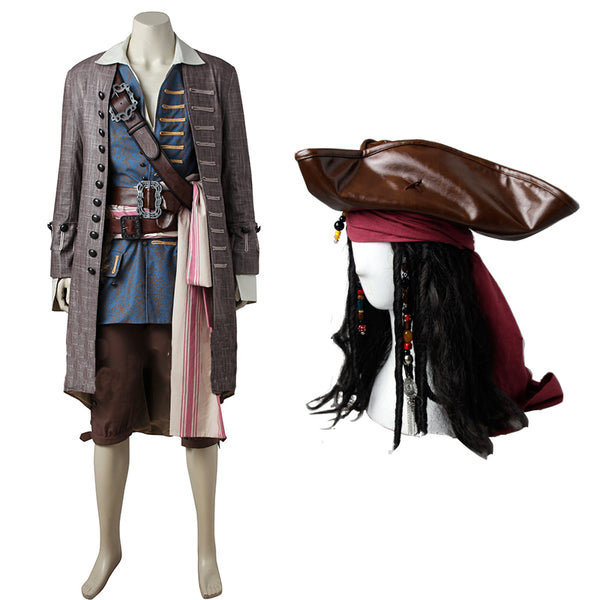 Pirates of the Caribbean Captain Jack Sparrow Costume
