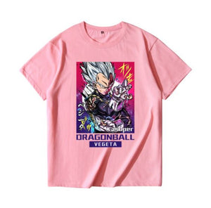 [DRAGON BALL] Dragon Ball Super T-shirt  Vegeta splash back Tee