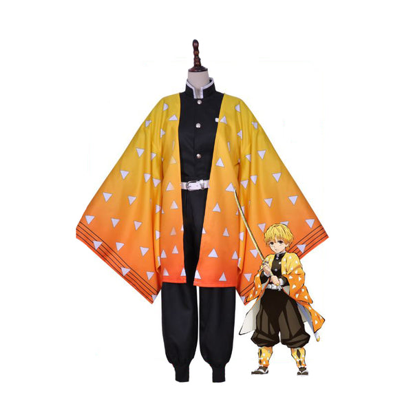 DEMON SLAYER / KIMETSU NO YAIBA Zenitsu Agatsuma Cosplay Costume