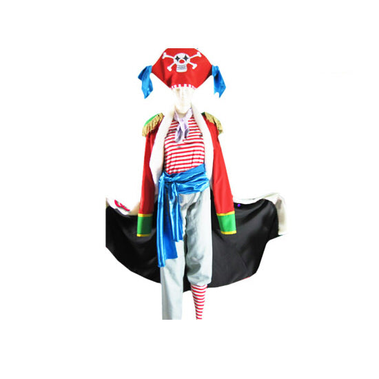 One Piece Buggy the Clown Cosplay Costume
