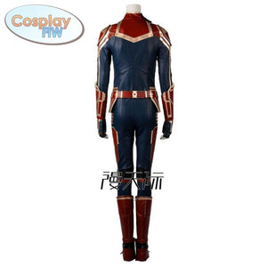 Captain Marvel Cosplay Costume / Ms. Carol Danvers Movie Costume